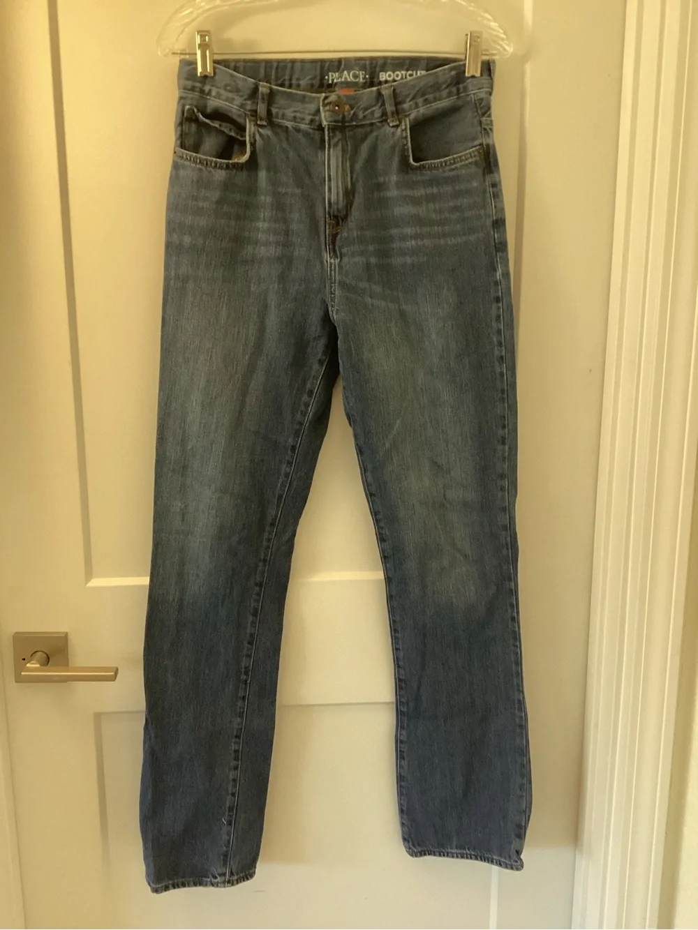 The Children’s Place Boys Size 18 Bootcut Jeans Medium Wash Denim